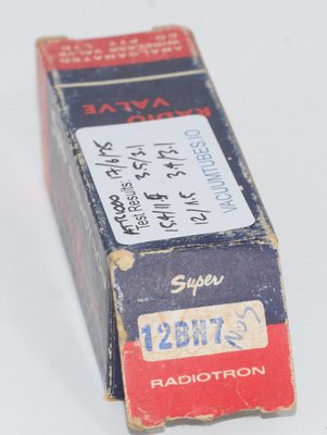 12BH7 Super Radiotron AWV Australia