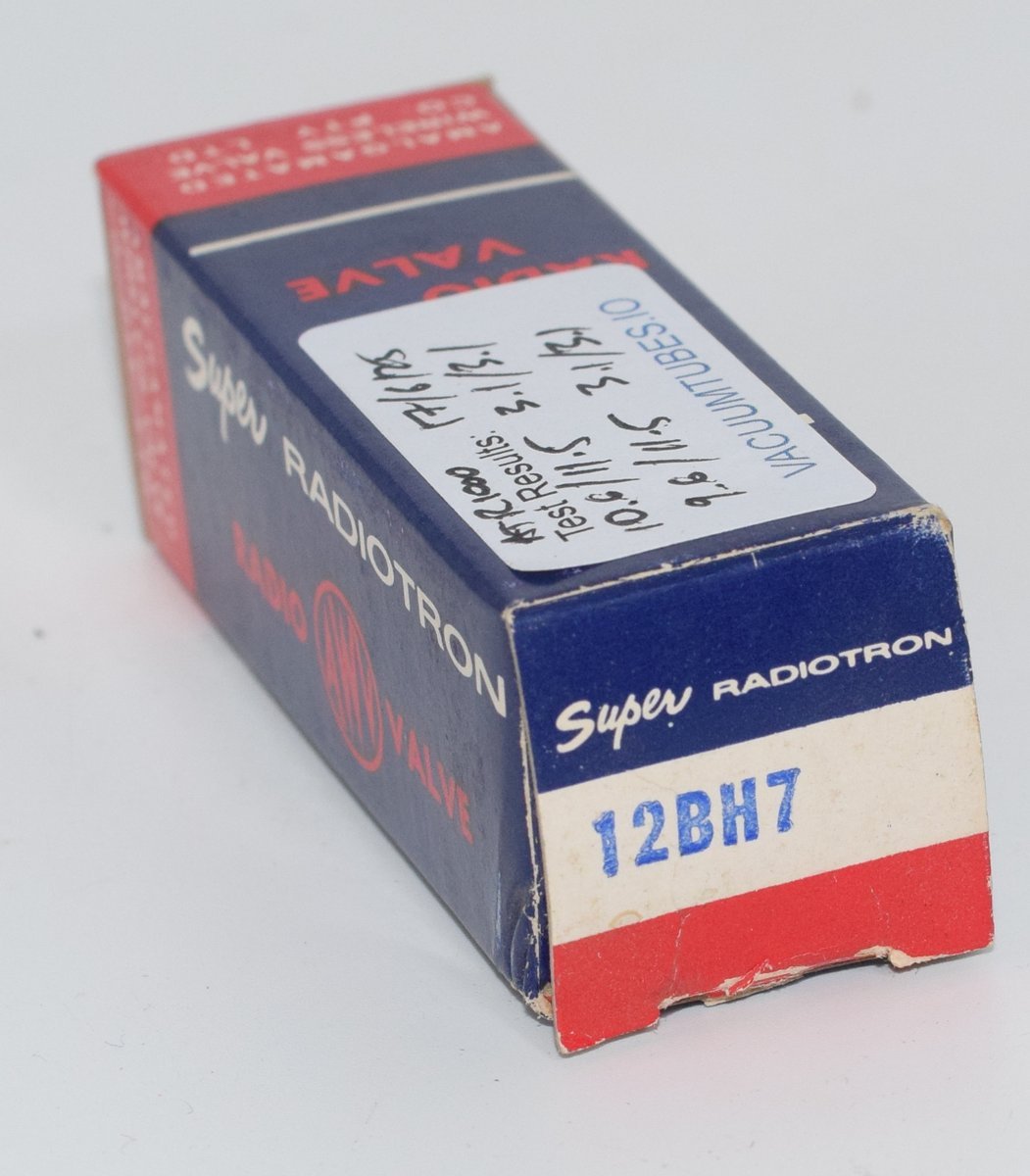 12BH7 Super Radiotron AWV Australia