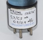 127 Arcturus Detector Blue Glass Balloon Tube Amplitrex Tested thumbnail 2
