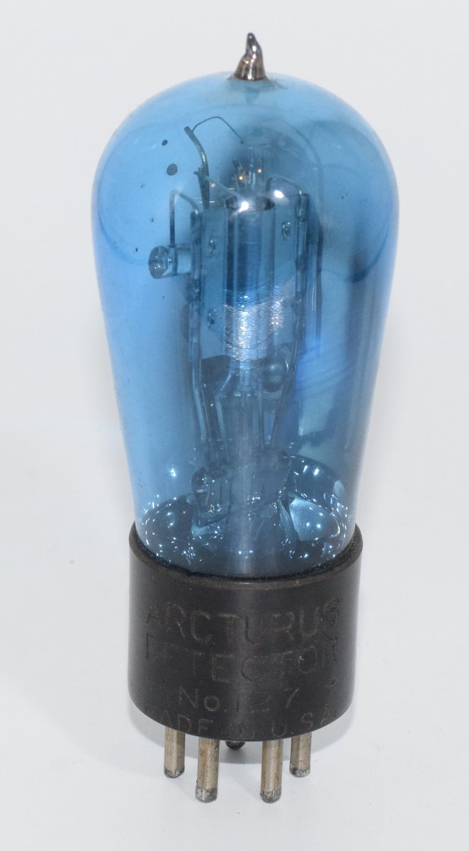 127 Arcturus Detector Blue Glass Balloon Tube Amplitrex Tested