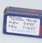 12AT7 / ECC81 Super Radiotron AWV Australia NOS Valve / Tube thumbnail 2