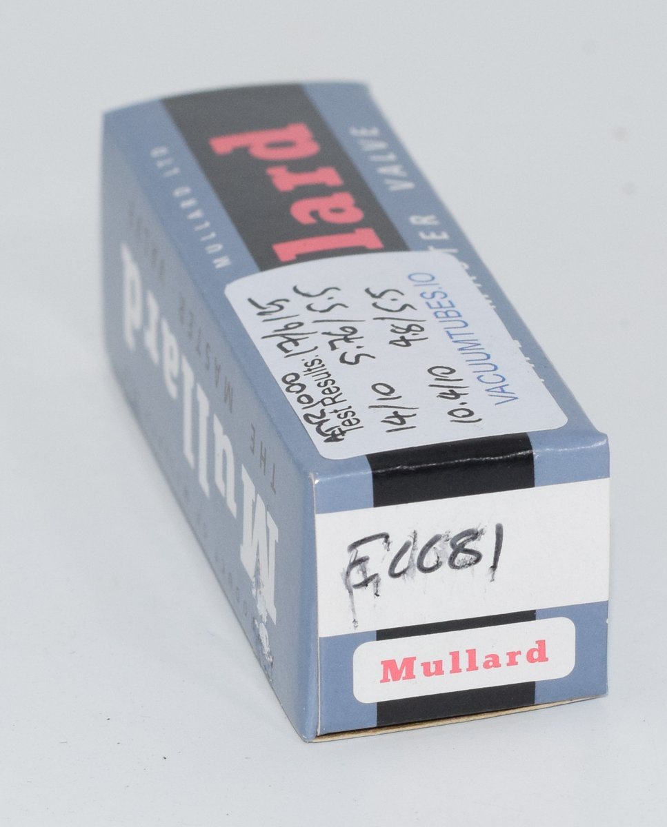 ECC81 Mullard Mitcham Factory 1963 UK Valve / Tube