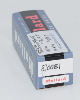 ECC81 Mullard Mitcham Factory 1963 UK Valve / Tube