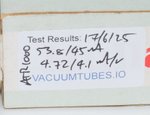 6V6GT Mullard Australia Long Glass Valve / Tube thumbnail 2