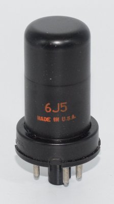 6J5 RCA USA Metal NOS Valve / Tube