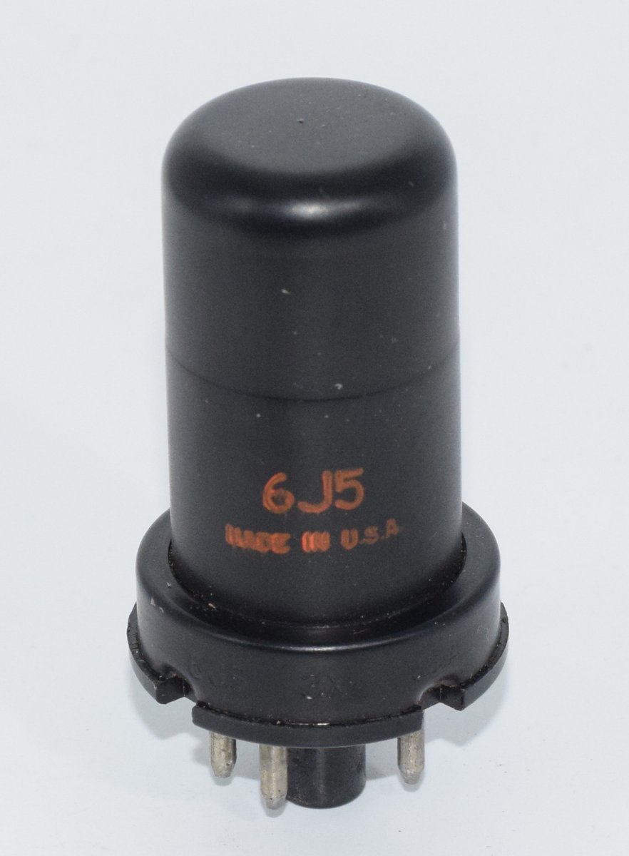 6J5 RCA USA Metal NOS Valve / Tube