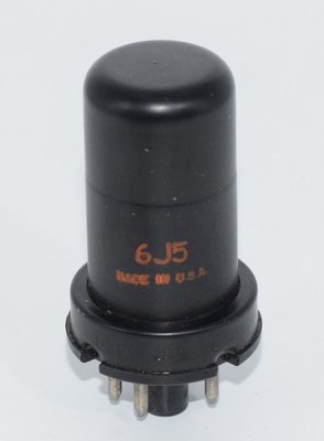 6J5 RCA USA Metal NOS Valve / Tube