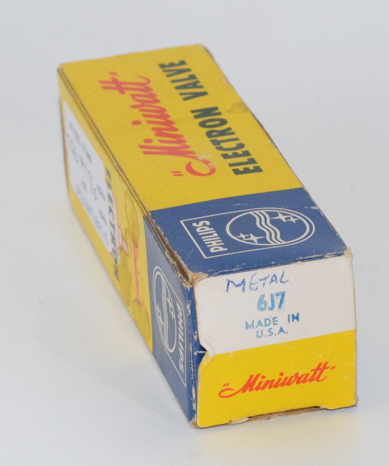 6J7 Philips Miniwatt USA NOS Valve / Tube