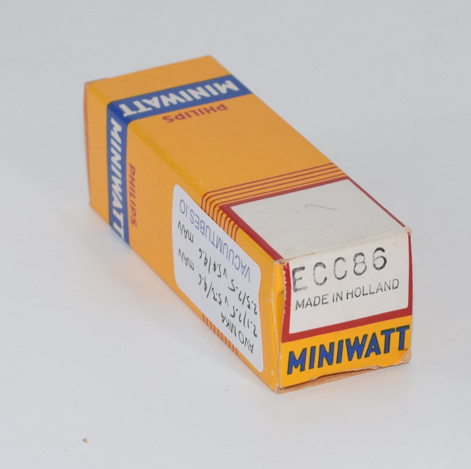 ECC86 / 6GM8 Philips Miniwatt Valvo Hamburg NOS Valve / Tube