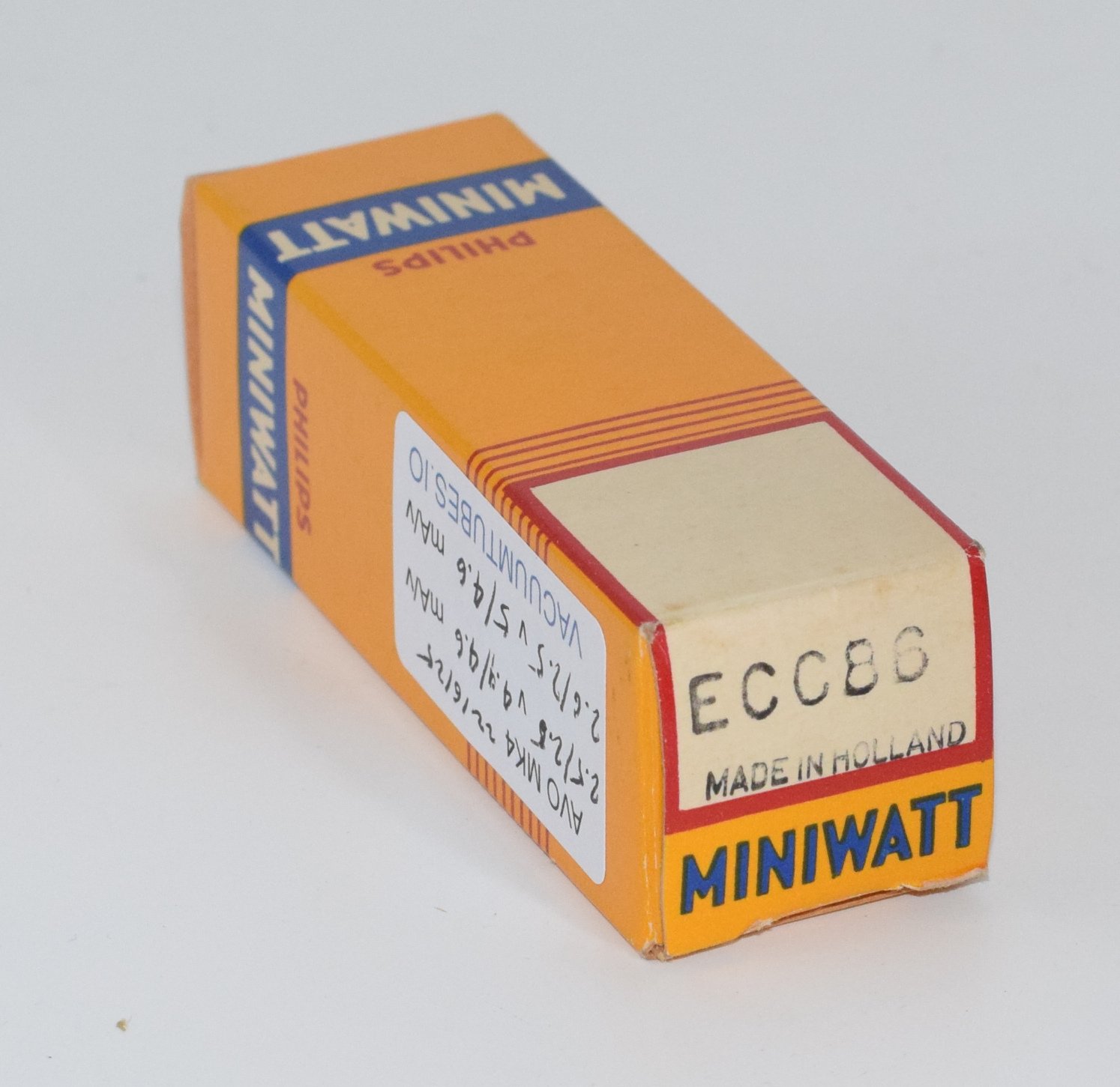 ECC86 / 6GM8 Philips Miniwatt Valvo Hamburg NOS Valve / Tube