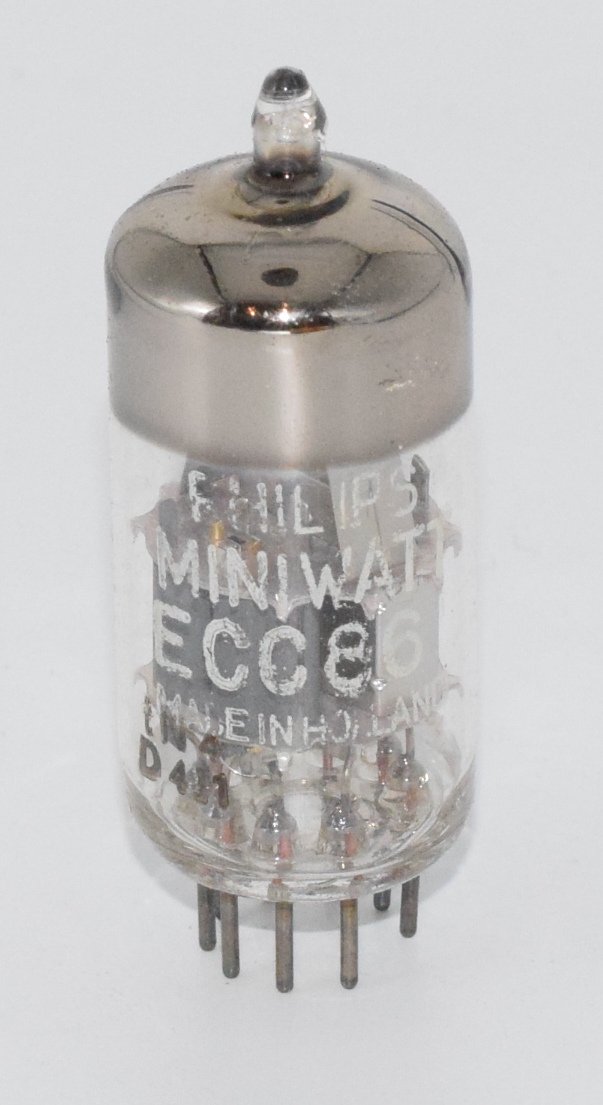 ECC86 / 6GM8 Philips Miniwatt Valvo Hamburg NOS Valve / Tube