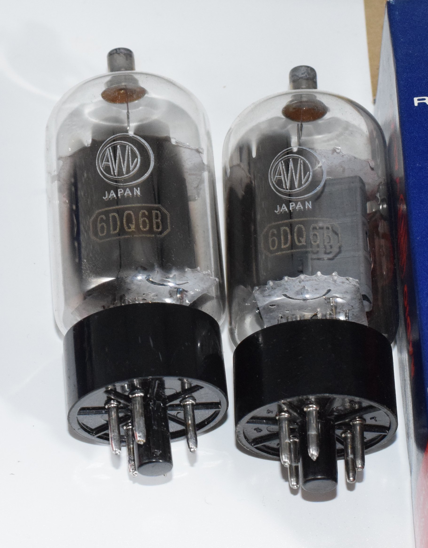 6DQ6B AVW Japan Matched PAIR NOS Valves / Tubes