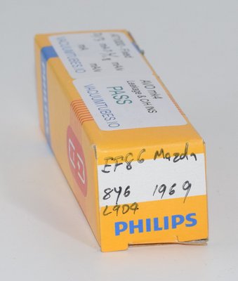 EF86 Philips Miniwatt / Mazda 1969 Mesh Plate