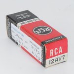 12AV7 RCA Valve / Tube thumbnail 1