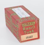 6K6GT Haltron England NOS Valve / Tube thumbnail 1