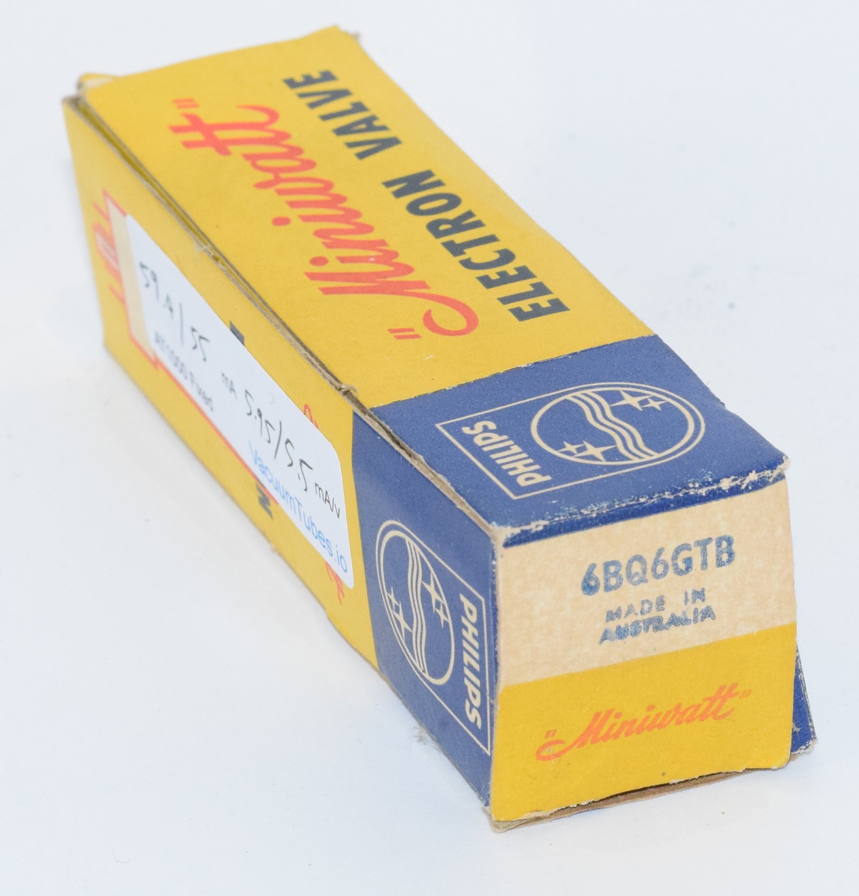 6BQ6GTB / 6CU6 Philips Miniwatt Australia NOS