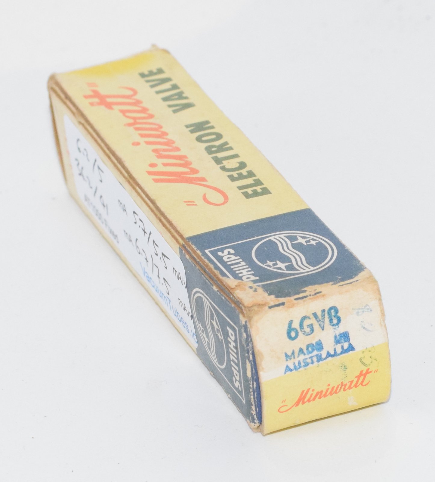 6GV8 Philips Miniwatt Australia Valve / Tube
