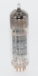 E80CC Philips Holland 1958 Pinched Waist SQ Gold Pins Valve / Tube thumbnail 1
