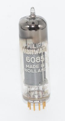 6085 Philips Miniwatt SQ Gold Pins Holland Valve / Tube