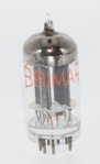 12AU7 Brimar England NOS Long Black Plates Red Writing Valve / Tube thumbnail 5