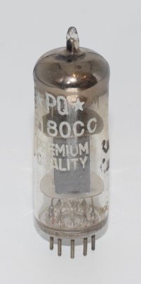 E180CC Philips Miniwatt PQ Holland Pinched Waist 1959 Tube