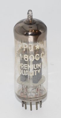 E180CC Philips Miniwatt PQ Holland Pinched Waist 1959 Tube