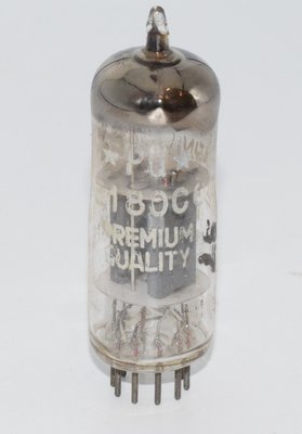 E180CC Philips Miniwatt PQ Holland Pinched Waist 1959 Tube
