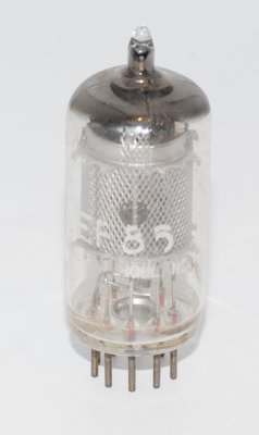 EF86 Mazda Belgium 1968 Mesh Plate Valve / Tube