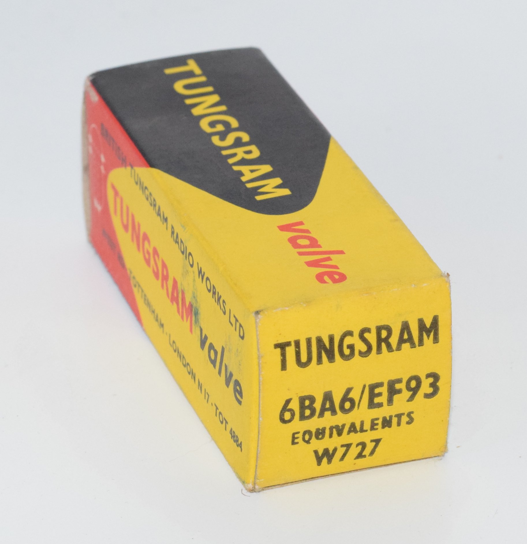 6BA6 Tungsram / Mullard Blackburn 1960 NOS Valve / Tube