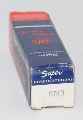 6N3 Super Radiotron AWV NOS Valve / Tube
