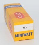 AL4 Philips Miniwatt NOS Vienna, Austria 1960 Valve / Tube thumbnail 1