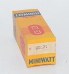 UBL21 Philips Miniwatt / Mazda Belgium NOS Valve / Tube thumbnail 1