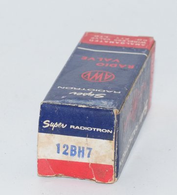 12BH7 Super Radiotron AWV Australia NOS