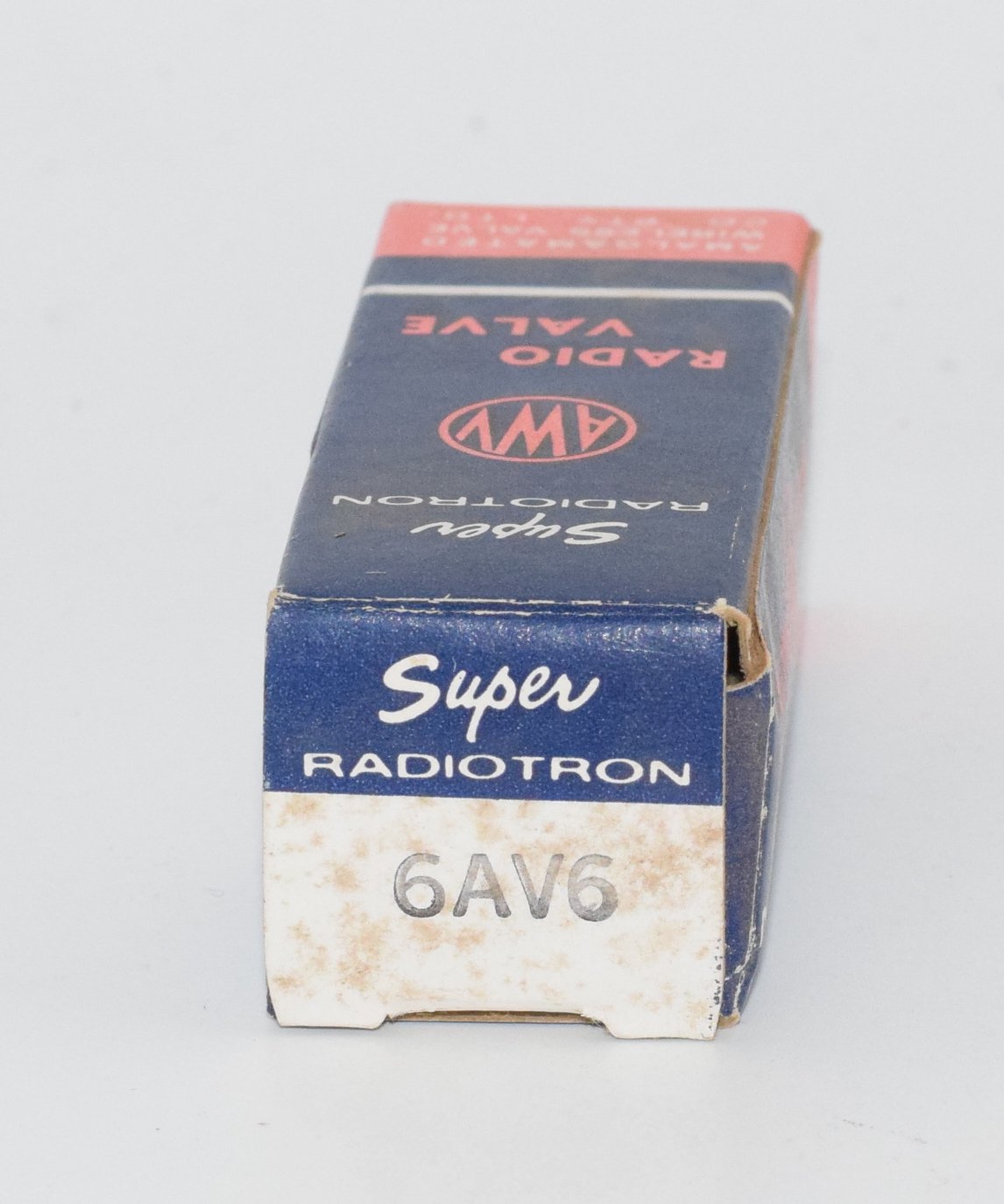 6AV6 Super Radiotron AWV Australia NOS Valve / Tube