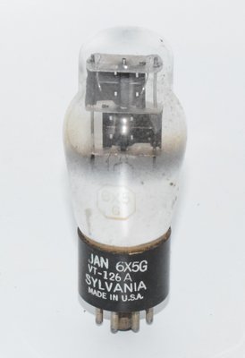 6X5G / VT-126A Sylvania USA Valve / Tube
