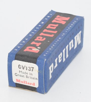 CV137 / EAC91 Mullard DC UK NOS Valve / Tube