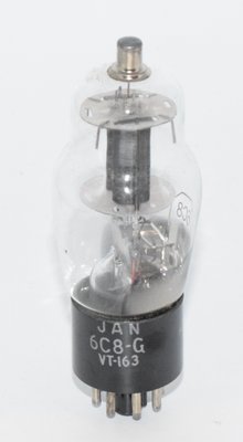 6C8G JAN RCA VT163 1944 NOS Valve / Tube