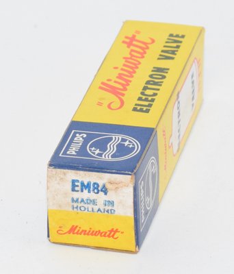EM84 Philips Miniwatt Holland Magic Tuning Indicator NOS