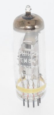 EM84 Philips Miniwatt Holland Magic Tuning Indicator NOS