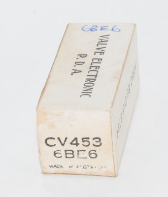 6BE6 / CV453 PDA Philips, Hendon, Australia NOS Valve / Tube