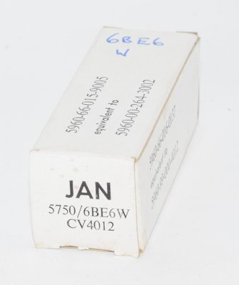 6BE6W / CV4012 JAN NOS Valve / Tube
