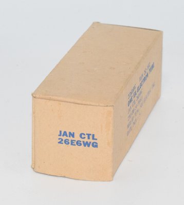 26E6 / 26E6WG JAN CTL Tungsol USA 1954 NOS Valve / Tube