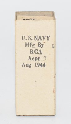 6C4 JRC RCA US Navy 1944 NOS Valve / Tube