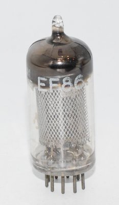 EF86 Mullard Blackburn 1959 Long Mesh Valve / Tube