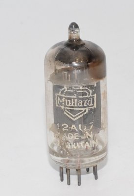 12AU7 Mullard Blackburn UK 1957 Valve / Tube