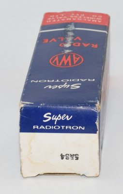5AS4 Super Radiotron AWV NOS Valve / Tube