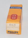 6N3 Rectifier Philips France NOS Valve / Tube thumbnail 1