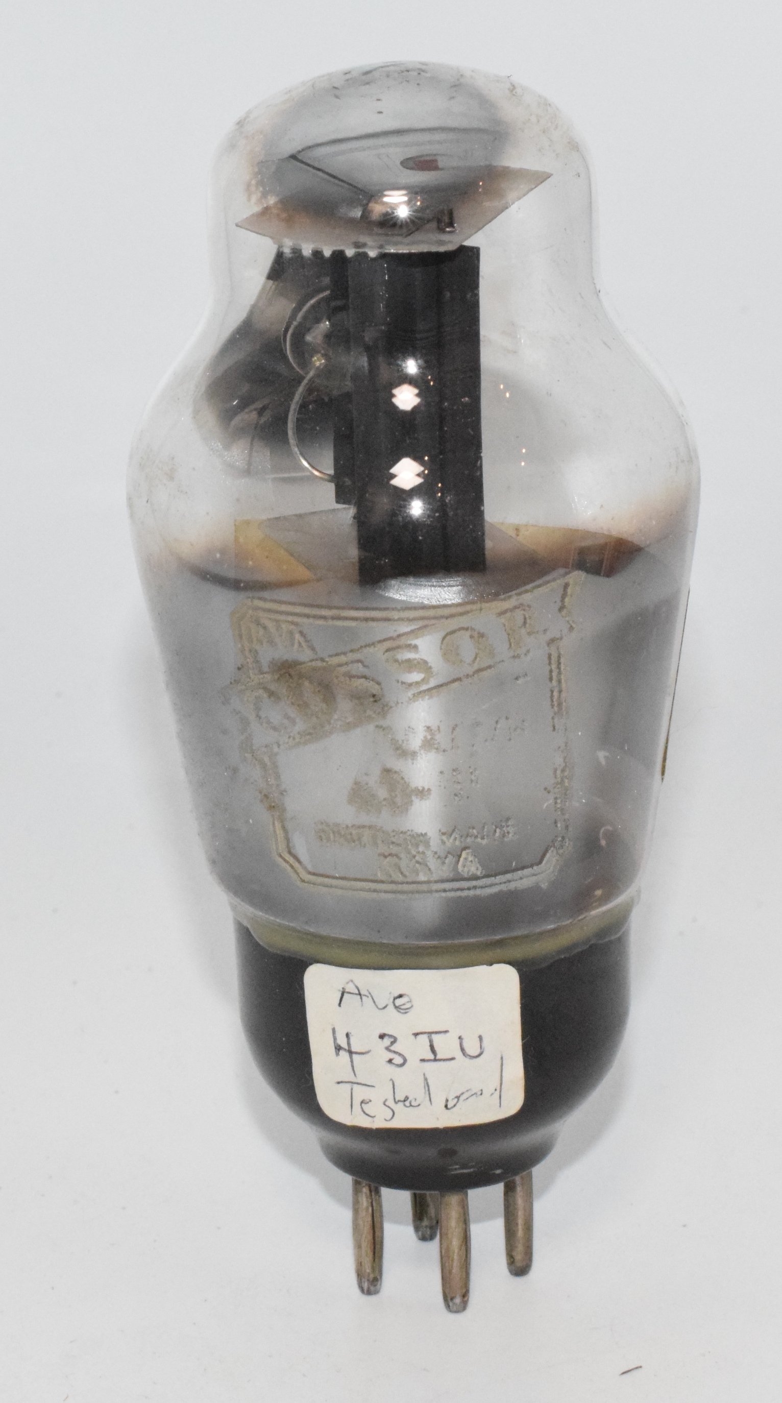 43IU Cossor Rectifier UK Valve / Tube