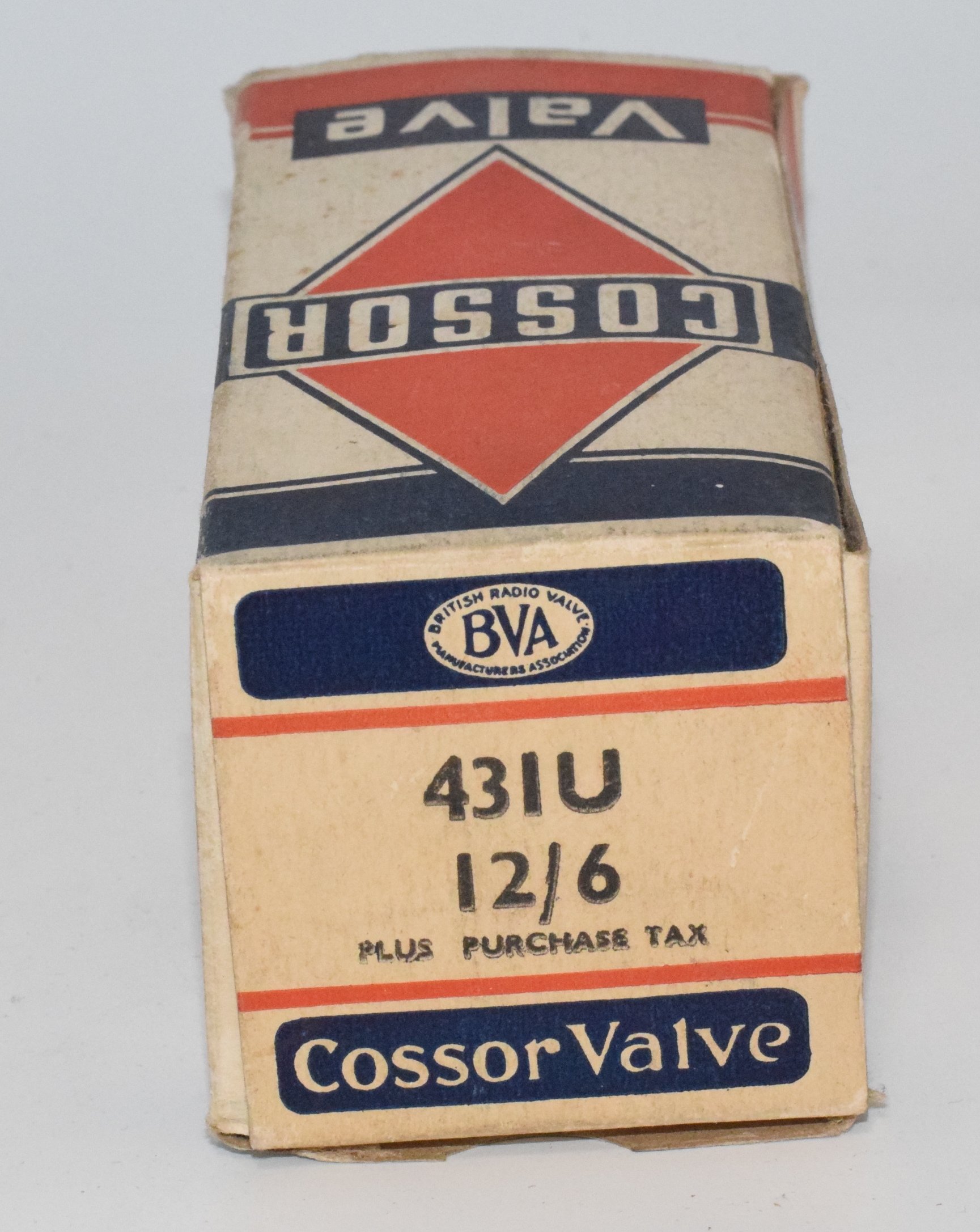 43IU Cossor Rectifier NOS UK Valve / Tube
