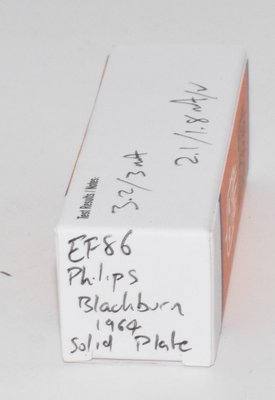 EF86 Philips Blackburn 1964 Solid Plate